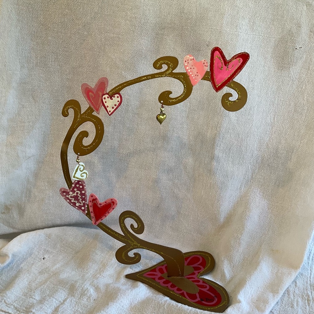 Fanciful Flights by Silvestri Hearts Decorative Stand